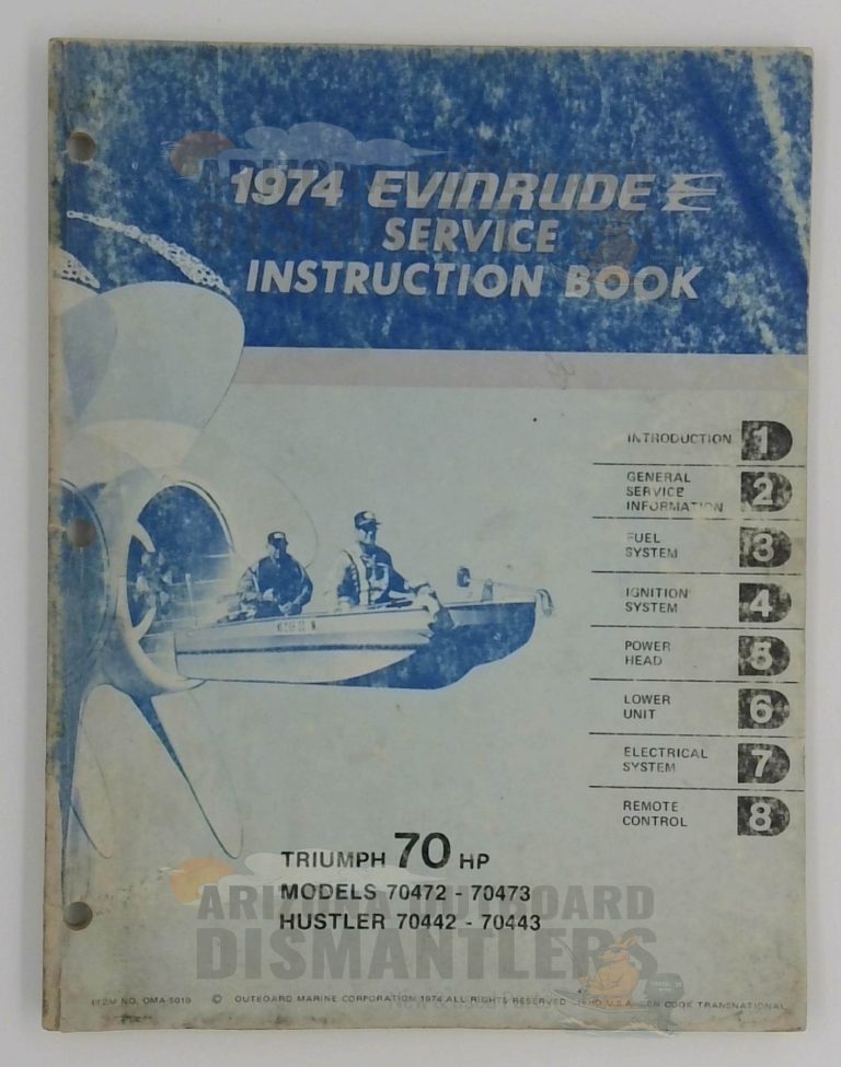 5019 – Evinrude 1974  70HP Service Manual